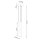 Runde Pendelleuchte Beton Grau G9 L:19,5 cm 3-flammig