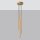 Runde Pendelleuchte Gold Stahl G9 L:19,5 cm 3-flammig