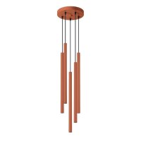 Hängelampe Stahl Ocker G9 L:25 cm rund akzentuiert