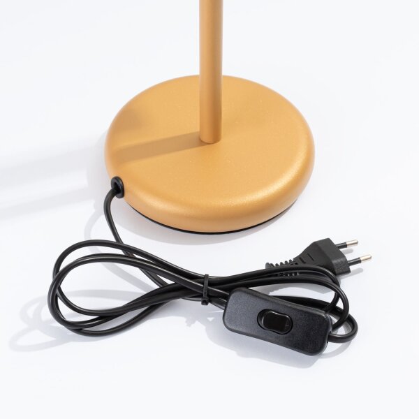 Tischleuchte flexibel Gold G9 43 cm Schreibtisch