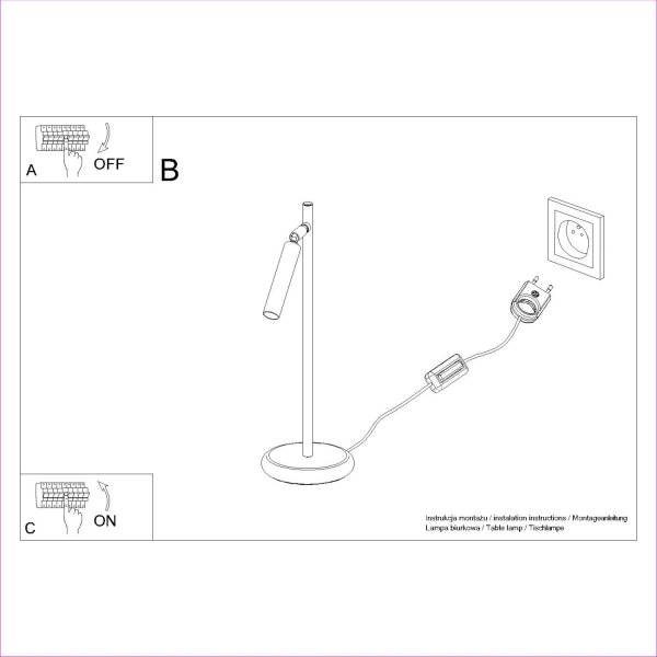 Tischleuchte flexibel Gold G9 43 cm Schreibtisch