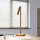 Tischleuchte flexibel Gold G9 43 cm Schreibtisch