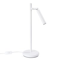 Tischleuchte verstellbar Wei&szlig; G9 43 cm Schreibtisch