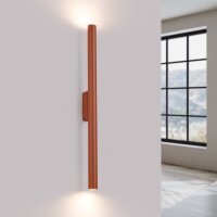 Up Down Wandleuchte Ocker Stahl G9 H:50 cm indirekt