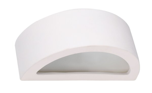 Up Down Wandlampe Keramik Weiß E27 B:30 cm blendarm