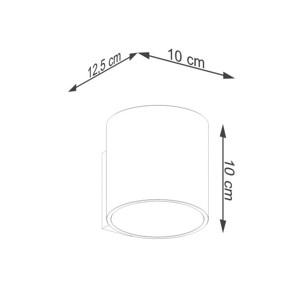 Wandleuchte Up Down Gold Stahl G9 T:12,5 cm indirekt
