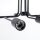Deckenleuchte Industrie Schwarz Stahl E27 103 cm 8-flmg