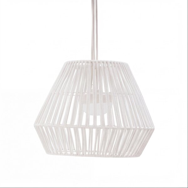 LED Akku Hängelampe dimmbar Weiß IP54 3000K Ø40cm 20h