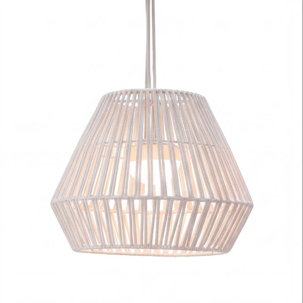 LED Akku Hängelampe dimmbar Weiß IP54 3000K Ø40cm 20h