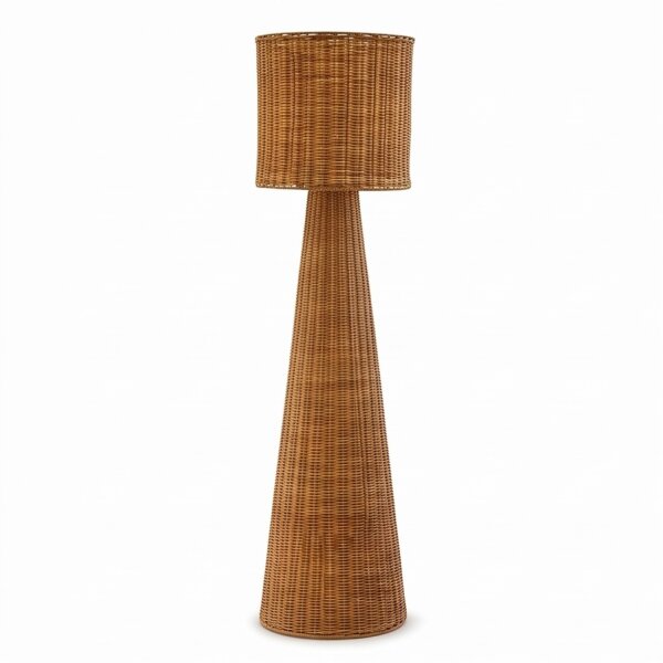 Stehlampe Rattan Natur Outdoor IP54 E27 137 cm Garten