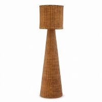 Stehlampe Rattan Natur Outdoor IP54 E27 137 cm Garten