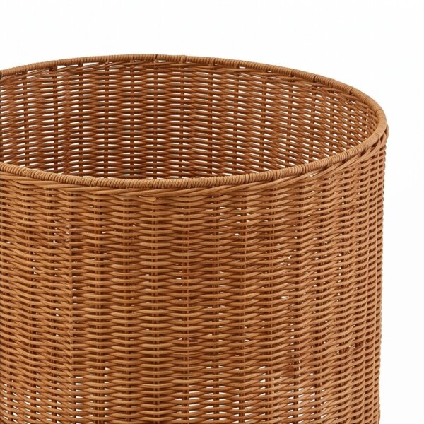 LED Stehlampe Rattan Natur dimmbar IP54 H:137 cm