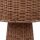 LED Akku Tischlampe dimmbar 3000 K IP54 Outdoor Rattan