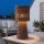 Tischleuchte Rattan IP54 Terrasse Garten E27 H:38 cm