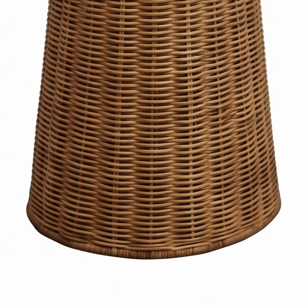 LED Akku Stehlampe dimmbar IP54 3000 K 109 cm Rattan