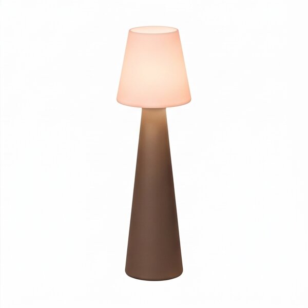 LED Akku Stehleuchte dimmbar IP65 3000-6500 K Taupe
