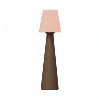 LED Akku Stehleuchte dimmbar IP65 3000-6500 K Taupe