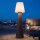 LED Akku Stehleuchte dimmbar IP65 3000-6500 K Taupe