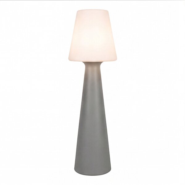 LED Akku Stehleuchte dimmbar IP65 3000-6500 K Grau