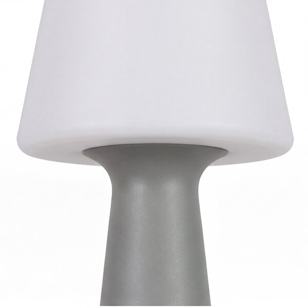 LED Akku Stehleuchte dimmbar IP65 3000-6500 K Grau