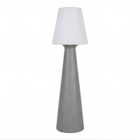 LED Akku Stehleuchte dimmbar IP65 3000-6500 K Grau