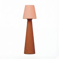 LED Akku Stehleuchte dimmbar IP65 3000-6500 K Senfgelb