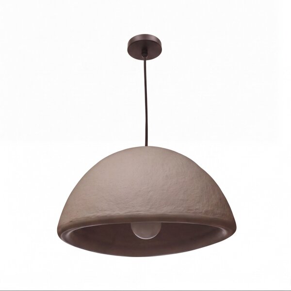 Pendelleuchte Außen Weiß E27 IP44 Ø38 cm rund Terrasse