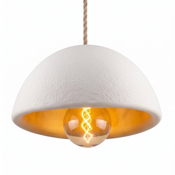 LED Akku Hängelampe Außen Beige dimmbar IP54 Ø38 cm 20h