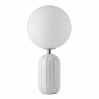 LED Akku Tischleuchte Beige IP54 dimmbar 3000 K 51 cm