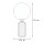 LED Akku Tischleuchte Beige IP54 dimmbar 3000 K 51 cm