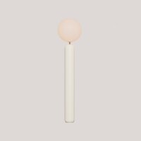 LED Akku Stehlampe dimmbar Beige IP54 3000 K 153 cm