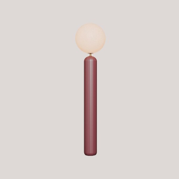 LED Akku Stehlampe dimmbar Bordeaux IP54 3000 K 153 cm