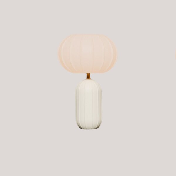 LED Akku Tischlampe Solar dimmbar Beige IP65 3000K 44cm