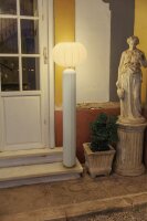 LED Solar Stehlampe Akku dimmbar Beige IP65 3000K 142cm