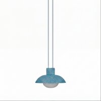LED Akku Pendelleuchte dimmbar Blau IP54 3000 K...