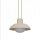 LED Akku Pendelleuchte dimmbar Beige IP54 3000 K Ø20 cm