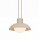 LED Akku Pendelleuchte dimmbar Beige IP54 3000 K Ø20 cm