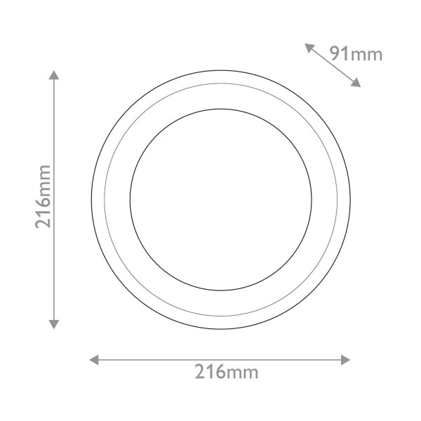 LED Wandlampe rund Ø 21,6 cm Alabaster Glas Metall 2825 K