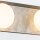 LED Wandlampe Alabaster Glas Metall B: 59,1 cm warmweiß