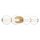 Wandleuchte LED B: 75,6 cm 3000 K IP44 Badezimmer in Gold