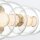 Wandleuchte LED B: 75,6 cm 3000 K IP44 Badezimmer in Gold