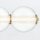 Wandleuchte LED B: 75,6 cm 3000 K IP44 Badezimmer in Gold