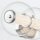 LED Wandlampe Bad Metall Glas B: 75,6 cm IP44 Kugelschirm