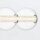 LED Wandlampe Bad Metall Glas B: 75,6 cm IP44 Kugelschirm