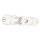 LED Wandleuchte Chrom B: 96,7 cm IP44 Kugelschirm Metall Glas