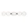 LED Wandleuchte Chrom B: 96,7 cm IP44 Kugelschirm Metall Glas
