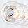 LED Wandleuchte Chrom B: 96,7 cm IP44 Kugelschirm Metall Glas