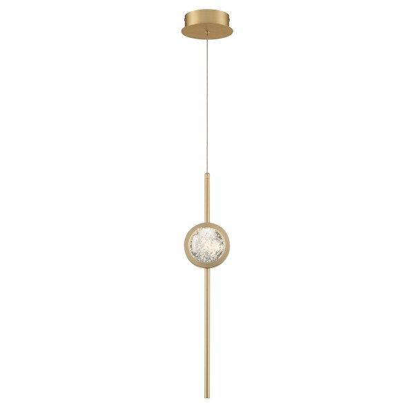 Hängeleuchte LED Metall Glas H: max. 264,5 cm 3000 K
