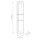 LED Wandlampe Alabaster Metall IP44 61 cm hoch 3000 K Bad