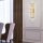 LED Wandlampe Alabaster Metall IP44 61 cm hoch 3000 K Bad